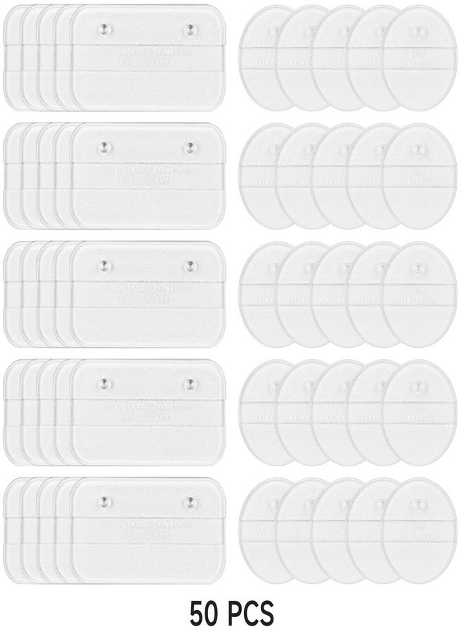 DisplayMore 32 Pieces 6 inch Action Figure Stand,Support Display Stands With Peg,Compatible with 1/12 Scale Marvel Legends /DC/ GI Joe/ MOTU Figure Toy (32PCS-Clear-Square & Round) - Image 3